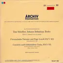 10'' - Bach / Ralph Kirkpatrick - Chromatische Fantasie Und Fuge D-moll, BWV 903 / Concerto Nach Italienischem Gusto, BWV 971