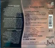 Double CD - Johann Sebastian Bach - RIAS-Kammerchor • Akademie Für Alte Musik Berlin • René Jacobs - Cantates Profanes