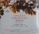 CD - Johann Sebastian Bach - Robert Hill , Ekkehard Weber - Sonaten • Sonatas BWV 1027-1029 & 1038