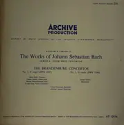 10'' - Johann Sebastian Bach - Schola Cantorum Basiliensis , August Wenzinger - The Brandenburg Concertos No. 2, F Major (BWV 1047) / No. 3, G Major (BWV 1048)