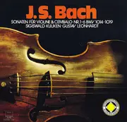 Double LP - Johann Sebastian Bach - Sigiswald Kuijken , Gustav Leonhardt - Sonaten Für Violine & Cembalo No. 1-6 BWV 1014-1019