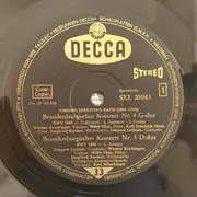LP - Bach - Brandenburgische Konzerte Nr.4 G-dur - Nr.5 D-dur, Nr.6 B-dur