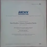 LP - Bach - 'Ich Will Den Kreuzstab Gerne Tragen' / 'Ich Habe Genug'