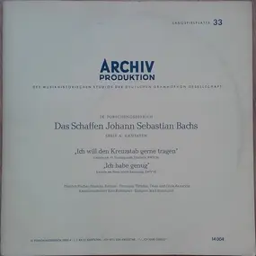 J. S. Bach - 'Ich Will Den Kreuzstab Gerne Tragen' / 'Ich Habe Genug'