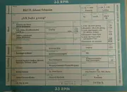 LP - Bach/ K. Ristenpart, D. Fischer-Dieskau, H. Töttcher - IX. Forschungsbereich, Serie A · J.S. Bach: Kantaten 'Ich Will Den Kreuzstab...' / 'Ich Habe Genug'