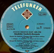 LP-Box - Johann Sebastian Bach — Gustav Leonhardt - Leonhardt-Consort · Concentus Musicus Wien - Sämtliche Cembalo-Konzerte (Mit Originalinstrumenten)