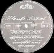 LP - Johann Sebastian Bach • Georg Friedrich Händel • Wolfgang Amadeus Mozart • Carl Ditters von Ditters - Klassik-Festival