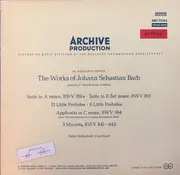 LP - Johann Sebastian Bach − Ralph Kirkpatrick - Suite In A Minor, BWV 818a • Suite In E Flat Major, BWV 819 / 12 Little Preludes • 6 Little Preludes / Applicatio In C Major, BWV 994 / 3 Minuets, BWV 841-843