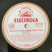 LP - Johann Sebastian Bach , Teresa Żylis-Gara , Ingeborg Ruß , Peter Schreier , Franz Crass , Windsbach - Lobe Den Herren, Den Mächtigen König Zu Ehren BWV 137 / Singet Dem Herrn Ein Lied BWV 190