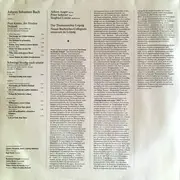 Double LP - Bach - Thomanerchor Leipzig - Bach-Kantaten. Advent/Weihnachten - Gatefold