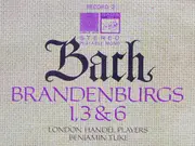 LP - Bach - Brandenburg Concertos Nos. 1, 3 & 6