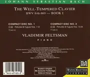 Double CD - Johann Sebastian Bach , Vladimir Feltsman - The Well-Tempered Clavier BWV 846-869 - Book I
