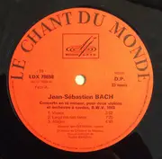 LP - J. S. Bach / Mozart - Concerto Pour Deux Violons / Symphonie Concertante - Mono