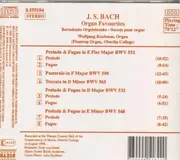CD - Johann Sebastian Bach - Organ Favourites