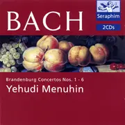 Double CD - Johann Sebastian Bach , Yehudi Menuhin , Bath Festival Orchestra - Brandenburg Concertos Nos. 1-6