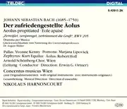 CD - Bach - Der Zufriedengestellte Äolus - Aeolus Propitiated - Eole Apaisé