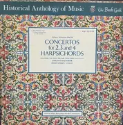 Double LP - J. S. Bach - Concertos For 2, 3 & 4 Harpsichords