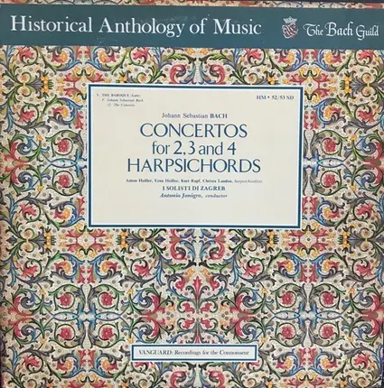 J. S. Bach - Concertos For 2, 3 & 4 Harpsichords