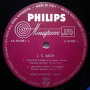 LP - Bach - Toccata And Fugue In D Minor / Prelude And Fugue In A Major / Prelude And Fugue In F Minor / Prelude And Fugue In B Minor
