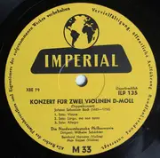 10'' - Johann Sebastian Bach , Antonio Vivaldi , Max Kayser , Wilhelm Schüchter - Konzert Für 2 Violinen D-Moll / Concerto Grosso D-Moll Op.3 Nr. 11