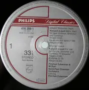 LP - Bach / Vivaldi - Double Concertos Violin Concertos - + OBI