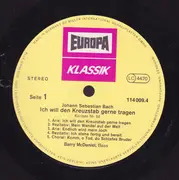 LP - Johann Sebastian Bach , Barry McDaniel - Kreuzstabkantate / Ich Habe Genug