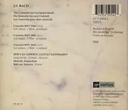 CD - Johann Sebastian Bach , Bob van Asperen , Gustav Leonhardt , Melante Amsterdam - Concertos For 2 Harpsichords BWV 1060-62