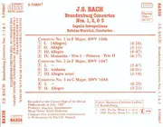 CD - Bach - Brandenburg Concertos Nos. 1, 2 & 3
