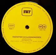 Double LP - Bach / C. Ph. E.l Bach / Mozart / Ravel / Lully / Dornel / Dandrieu - Rastatter Schloßkonzerte