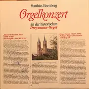 LP - Johann Sebastian Bach , César Franck , Franz Liszt - Orgelkonzerte an der historischen Dreymann-Orgel - Digital