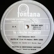 LP - Bach - Suites Pour Orchestre № 3 Et 4