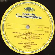 LP - Bach - Violin Concertos In A Minor And E Major / Double Violin Concerto In D Minor