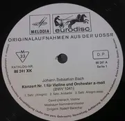 Double LP - Bach - Vier Berühmte Violinkonzerte: In A-moll - E-dur - D-moll - Doppelkonzert D-moll - Gatefold
