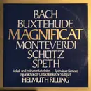 Double LP - Johann Sebastian Bach , Dieterich Buxtehude , Claudio Monteverdi , Heinrich Schütz , Johann Speth , - Magnificat