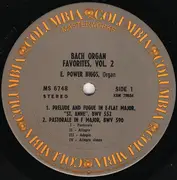 LP - J. S. Bach - Bach Organ Favorites, Volume 2