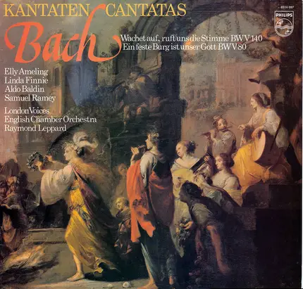 Johann Sebastian Bach , Elly Ameling • Linda Finnie • Aldo Baldin • Samuel Ramey , English Chamber - Cantatas • Kantaten «Wachet Auf, Ruft Uns Die Stimme» BWV 140 / «Ein Feste Burg Ist Unser Gott» BWV