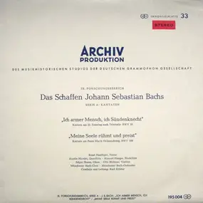 J. S. Bach - "Ich Armer Mensch, Ich Sündenknecht" Kantate Am 22. Sonntag Nach Trinitatis BWV 55 ‧ "Meine Seele R
