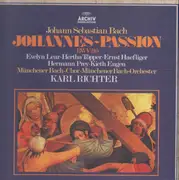 LP-Box - Johann Sebastian Bach , Evelyn Lear , Hertha Töpper , Ernst Haefliger , Hermann Prey , Kieth Engen - Johannes-Passion BWV 245