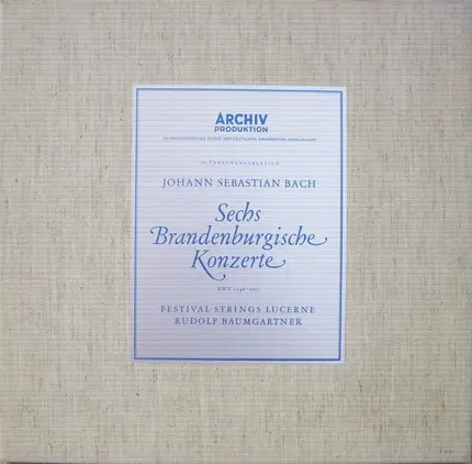 Bach - 6 Brandenburgische Konzerte  BWV 1046 - 1051