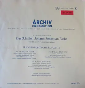 J. S. Bach - Brandenburgische Konzerte Nr. 1, Nr. 4, Nr. 6