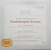 LP - Johann Sebastian Bach , Festival Strings Lucerne , Rudolf Baumgartner - Brandenburgische Konzerte Nr. 1, Nr. 4, Nr. 6 - Triptych sleeve