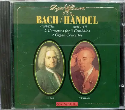 Bach, Händel - 2 Concertos For 3 Cembalos / 2 Organ Concertos