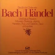 LP - Bach / Händel - Berühmte Chöre von Bach / Händel - Gatefold