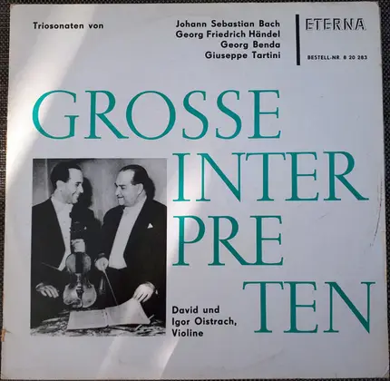 Bach / Händel - David und Igor Oistrach - Große Interpreten