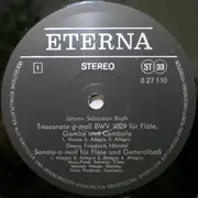 LP - Johann Sebastian Bach , Georg Friedrich Händel , François Couperin , Marin Marais - Triosonate G-moll / Flötensonate A-moll / Suite / Les Folies D'Espagne