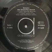 LP - J.S Bach / Händel / Telemann - Flötenmusik Des Deutschen Barock