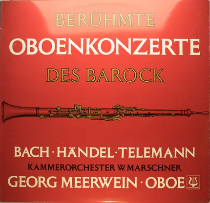 Händel / Telemann / Bach - Oboenkonzerte