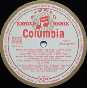 LP - Bach / Telemann - Vier Konzerte Für Flöte Und Orchester