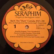 LP - Bach / Telemann - Bach: The 'Hunt' Cantata; Telemann: The 'Canary' Cantata