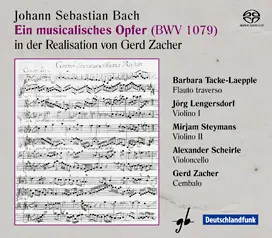 Bach / Gerd Zacher - Ein Musicalisches Opfer (Bwv 1079) In Der Realisation von Gerd Zacher